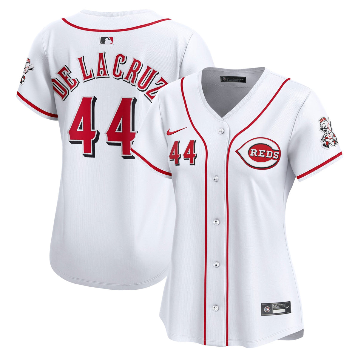 Women's Cincinnati Reds Elly De La Cruz Nike White Home Limited Player Jersey