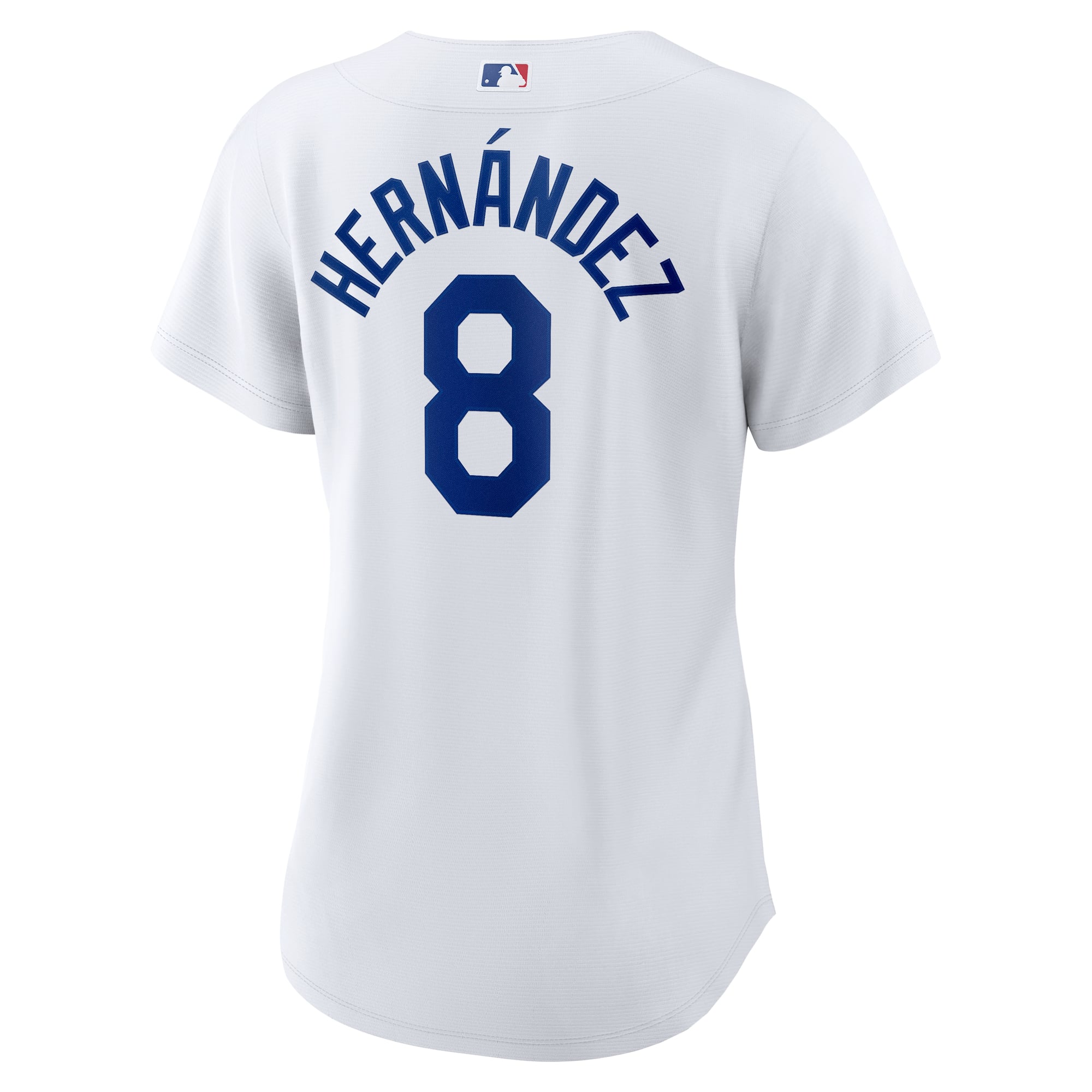 Women's Los Angeles Dodgers Enrique Hernández Nike White Home Replica Jersey - 4