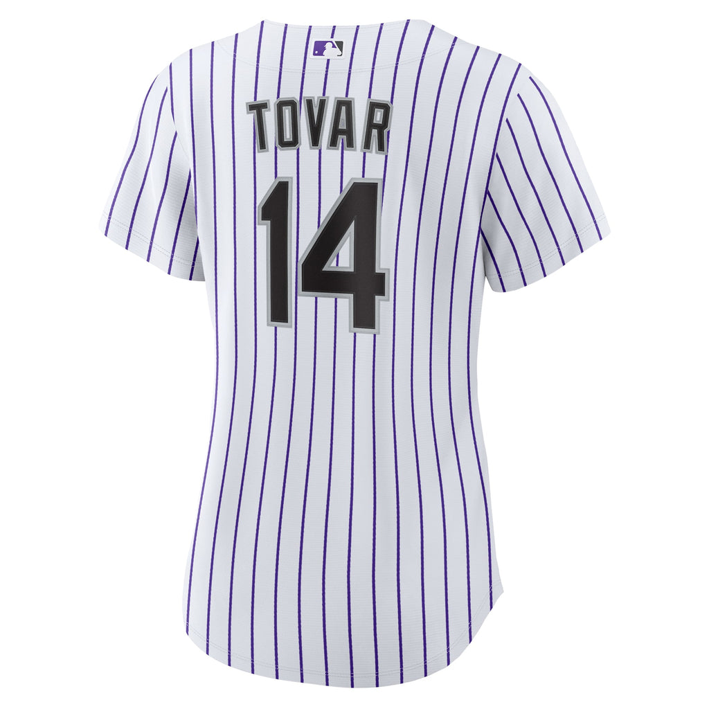Women's Colorado Rockies Ezequiel Tovar Nike White Home Replica Jersey - 4