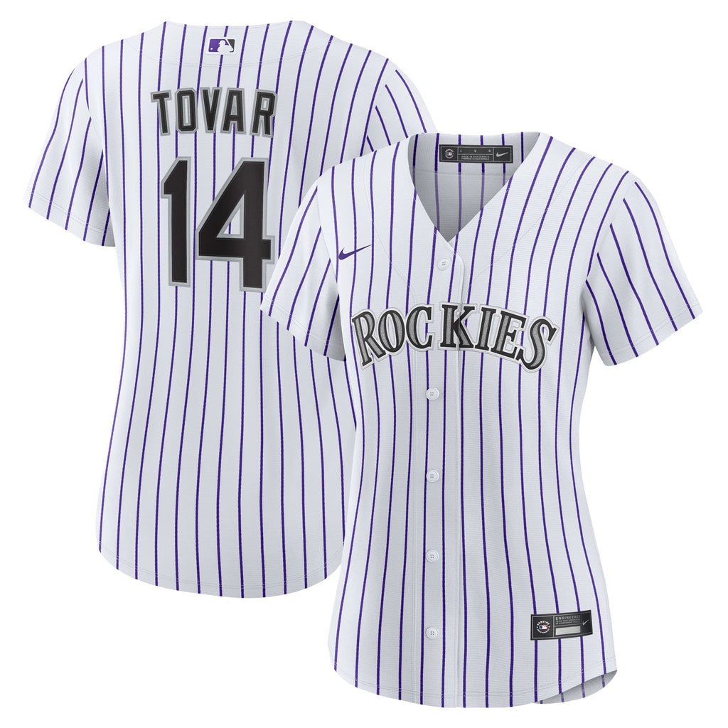 Women's Colorado Rockies Ezequiel Tovar Nike White Home Replica Jersey