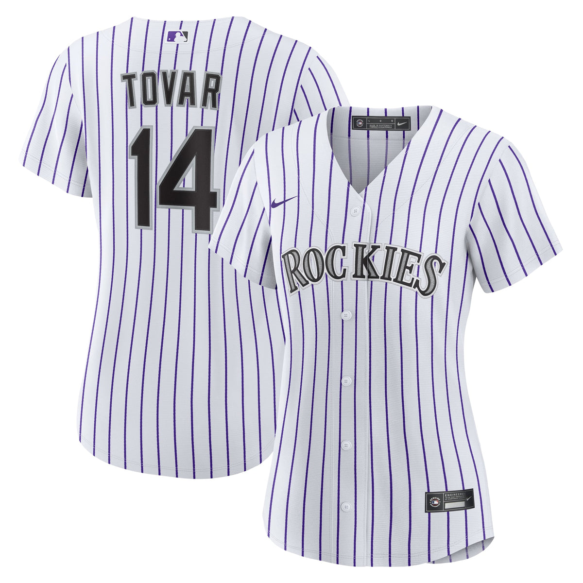 Women's Colorado Rockies Ezequiel Tovar Nike White Home Replica Jersey