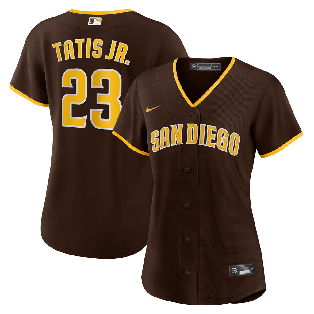 Women's San Diego Padres Fernando Tatís Jr. Nike Brown Road Replica Player Jersey - 2
