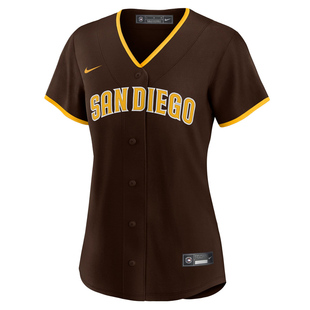 Women's San Diego Padres Fernando Tatís Jr. Nike Brown Road Replica Player Jersey - 3