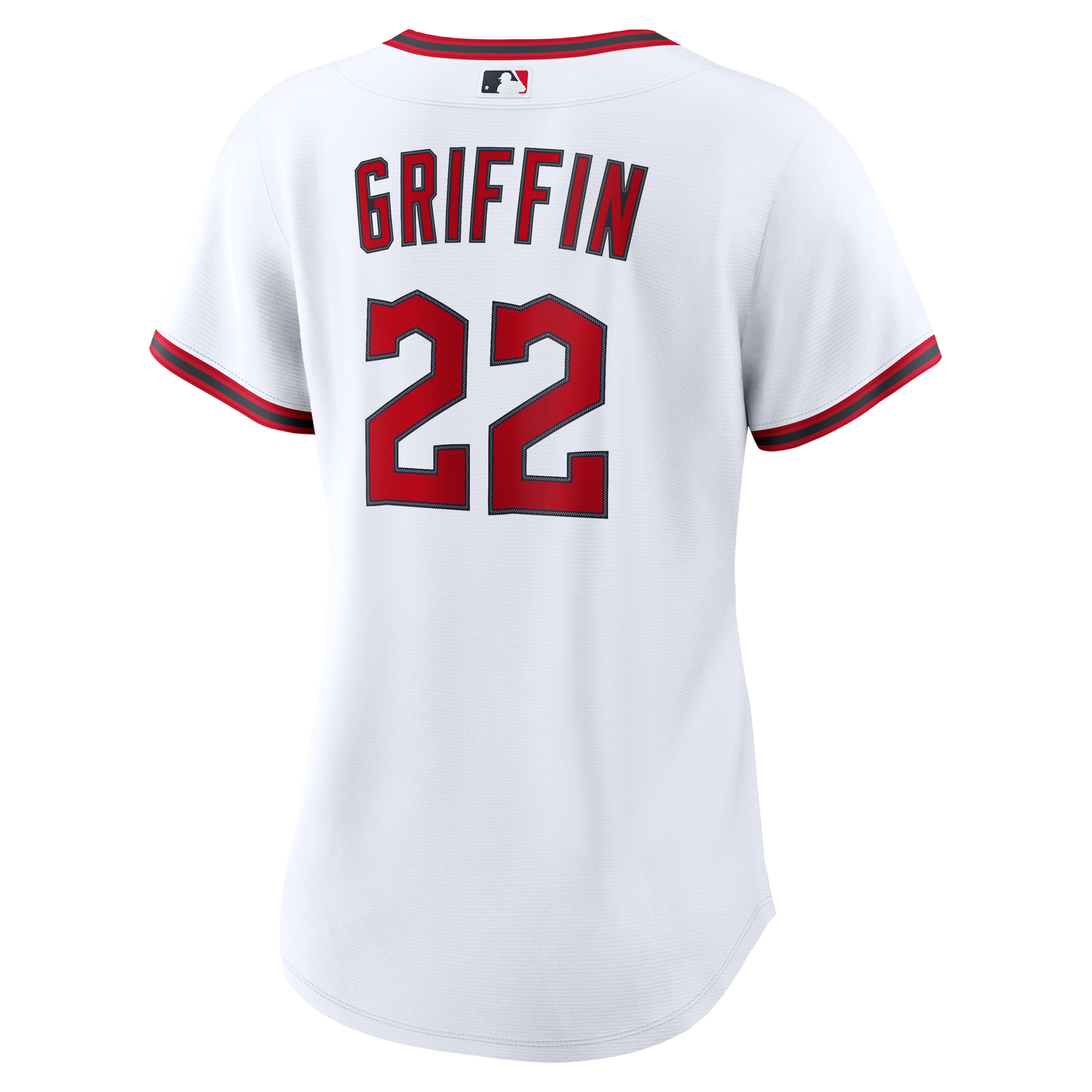 Women's Cleveland Guardians Foster Griffin Nike White Home Replica Jersey - 4