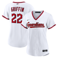 Women's Cleveland Guardians Foster Griffin Nike White Home Replica Jersey