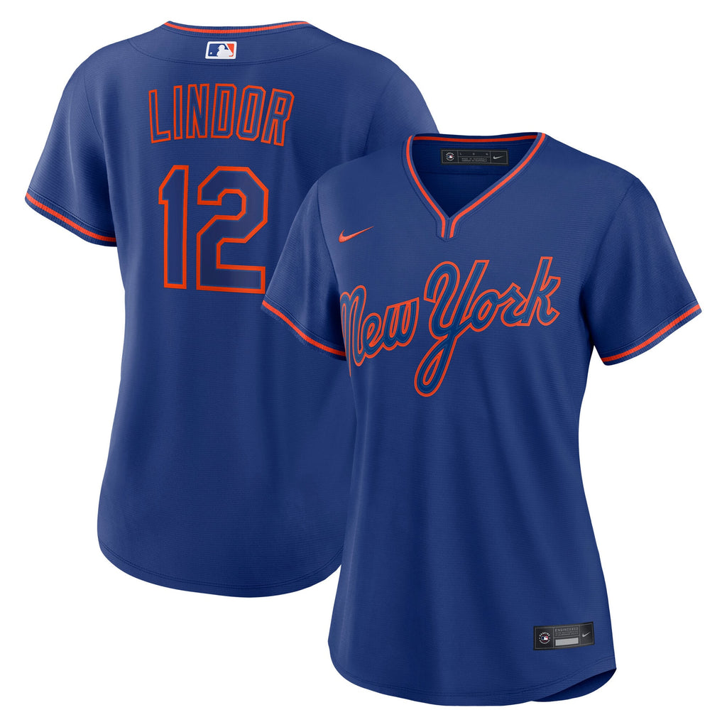 Women's New York Mets Francisco Lindor Nike Royal Alternate Replica Jersey