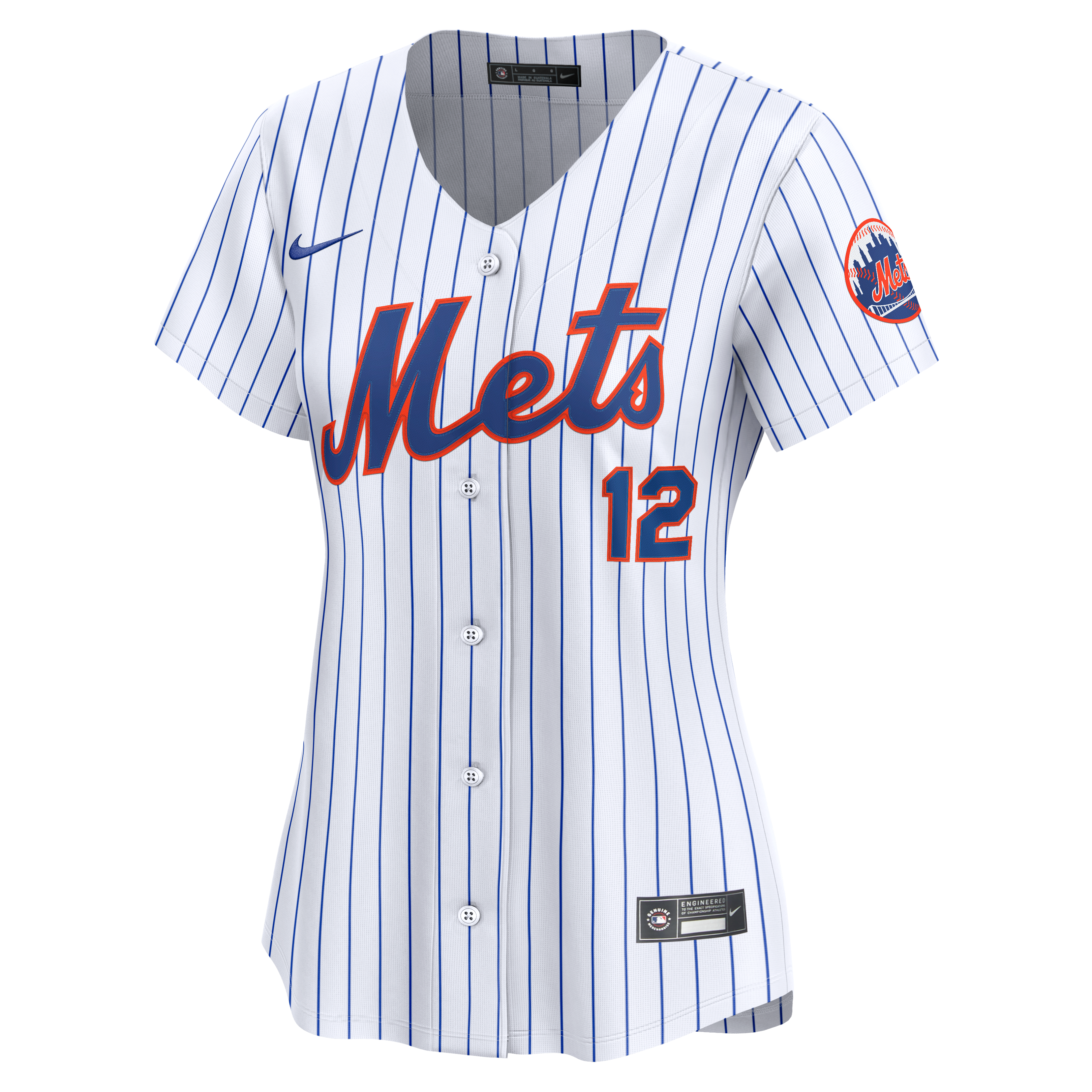 Women's New York Mets Francisco Lindor Nike White Home Limited Jersey - 3