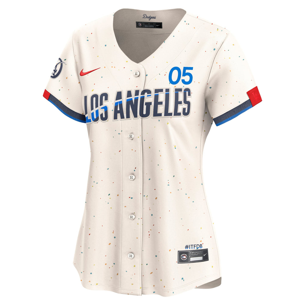 Women's Los Angeles Dodgers Freddie Freeman Nike Cream City Connect Limited Jersey - 3