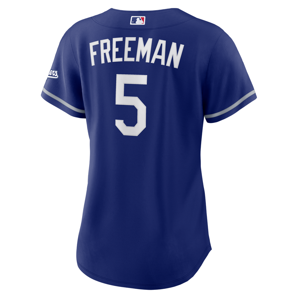 Women's Los Angeles Dodgers Freddie Freeman Nike Royal Alternate Stadium Jersey - 4