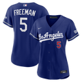 Women's Los Angeles Dodgers Freddie Freeman Nike Royal Alternate Stadium Jersey