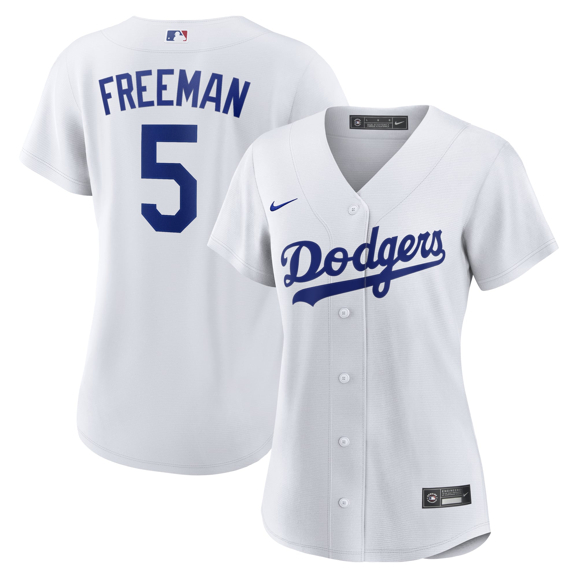 Women's Los Angeles Dodgers Freddie Freeman Nike White Home Replica Jersey - 2