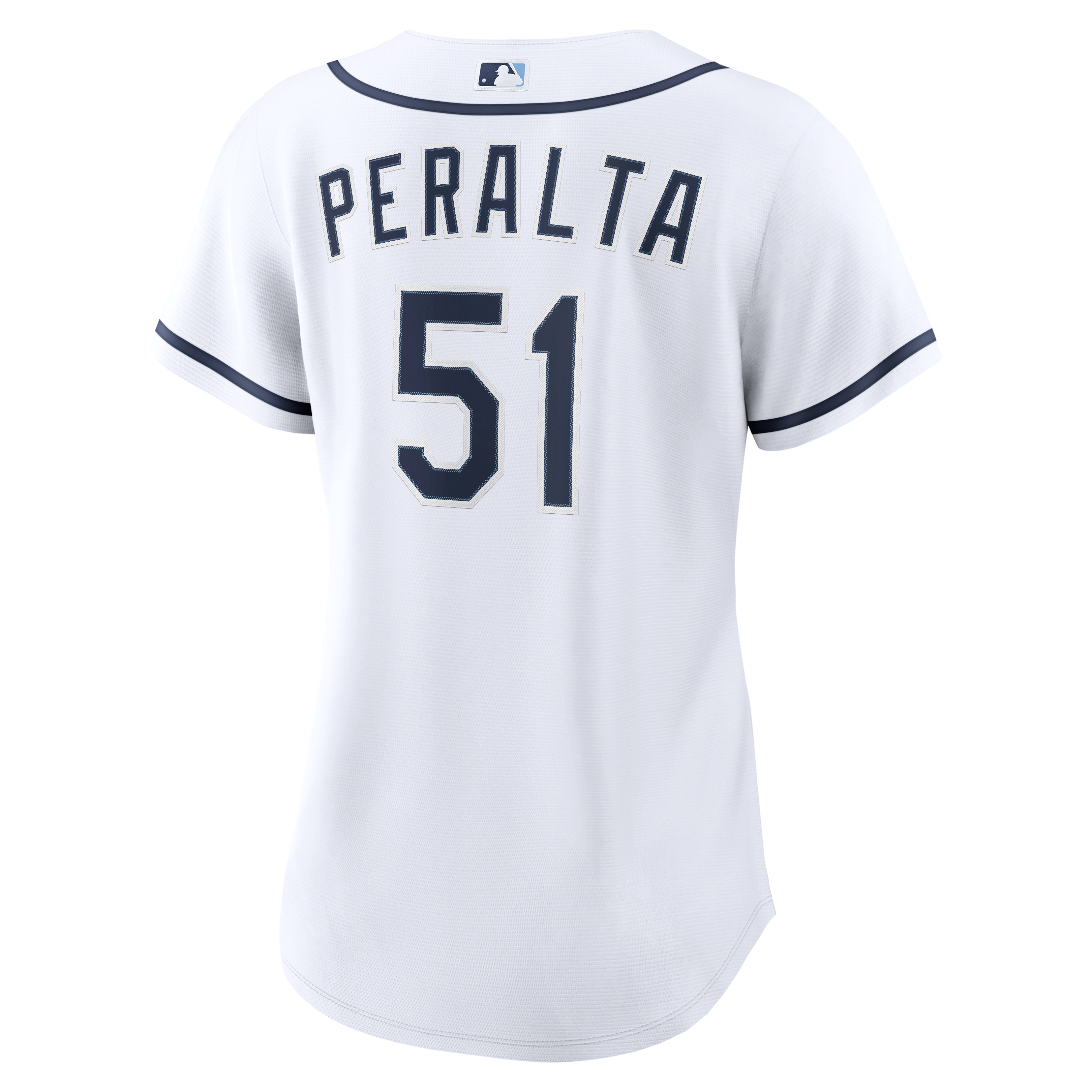 Women's Tampa Bay Rays Freddy Peralta Nike White Home Replica Jersey - 4