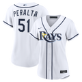 Women's Tampa Bay Rays Freddy Peralta Nike White Home Replica Jersey