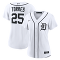 Women's Detroit Tigers Gleyber Torres Nike White Home Replica Jersey