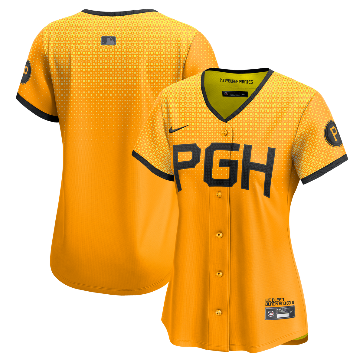Women's Pittsburgh Pirates Nike Gold City Connect Limited Jersey - 2