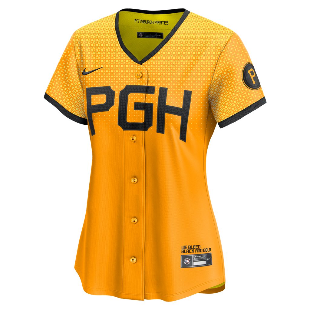 Women's Pittsburgh Pirates Nike Gold City Connect Limited Jersey - 3