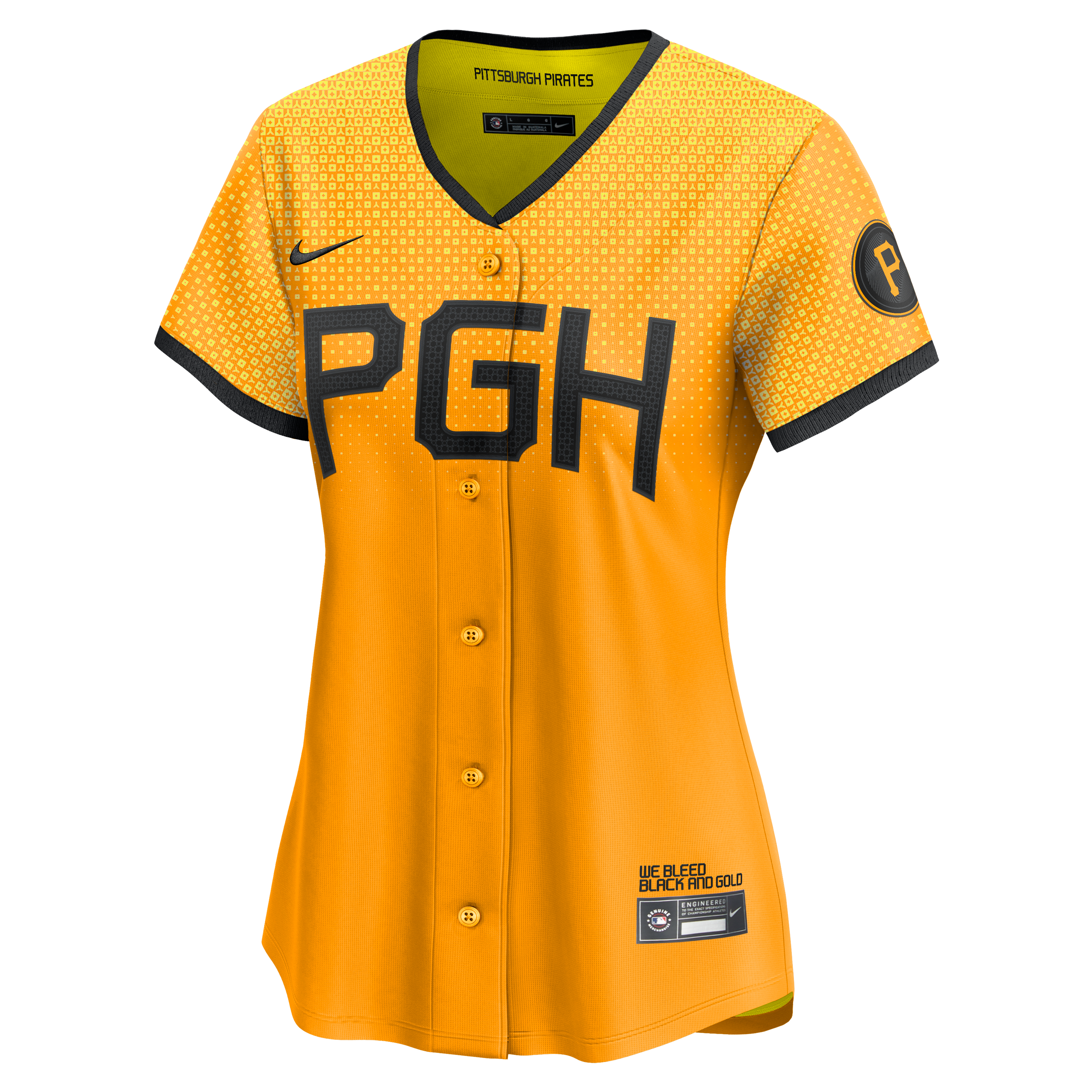 Women's Pittsburgh Pirates Nike Gold City Connect Limited Jersey - 3