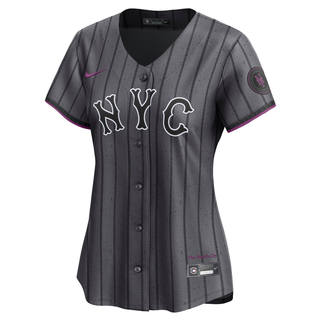 Women's New York Mets Nike Gray City Connect Limited Jersey - 6