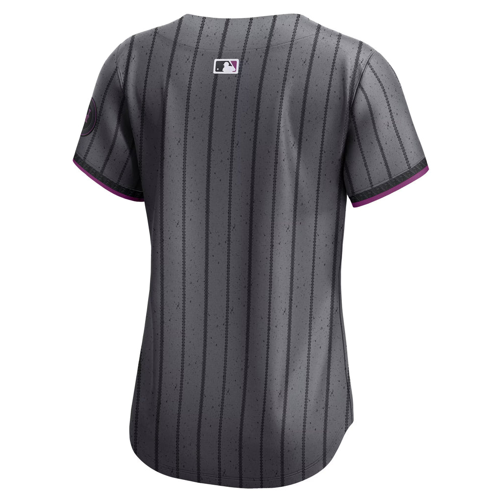 Women's New York Mets Nike Gray City Connect Limited Jersey - 7