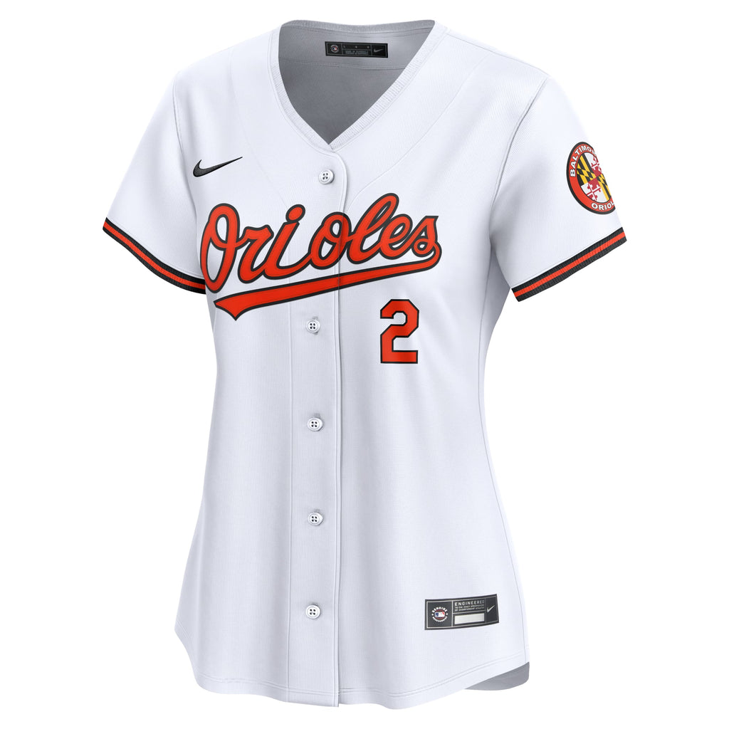 Women's Baltimore Orioles Gunnar Henderson Nike White Home Limited Player Jersey - 3