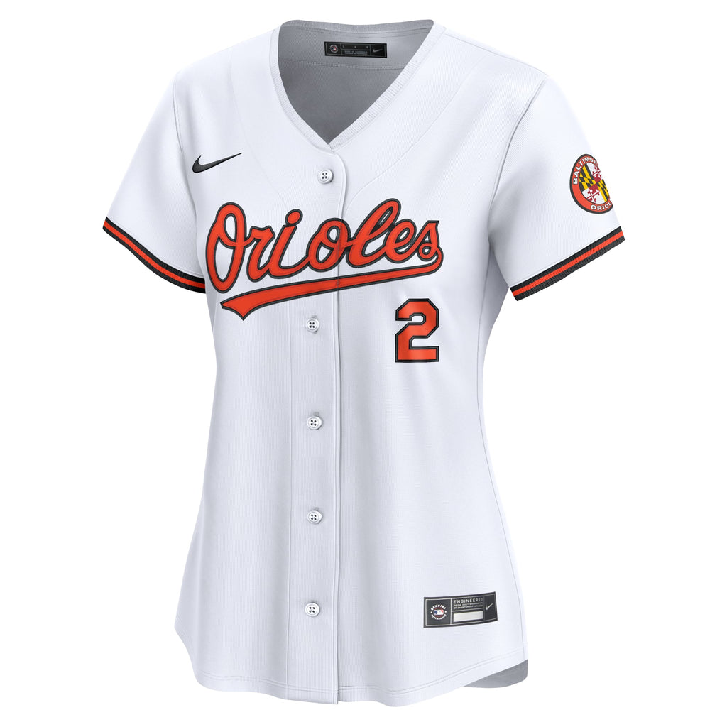Women's Baltimore Orioles Gunnar Henderson Nike White Home Limited Player Jersey - 3