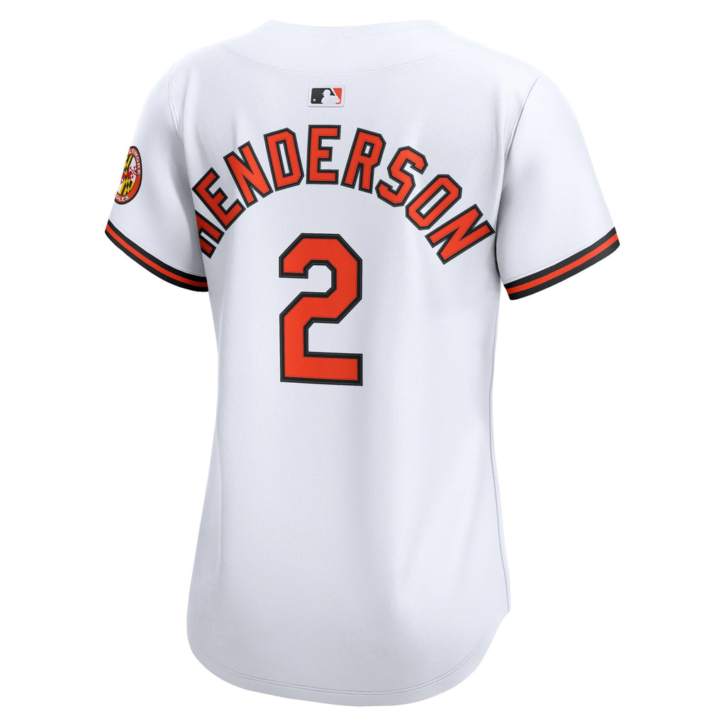 Women's Baltimore Orioles Gunnar Henderson Nike White Home Limited Player Jersey - 4