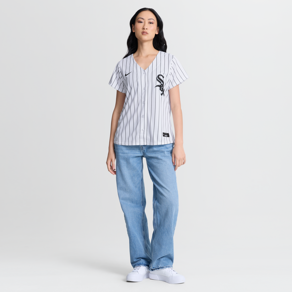Women's Chicago White Sox Huascar Brazoban Nike White Home Replica Jersey - 3