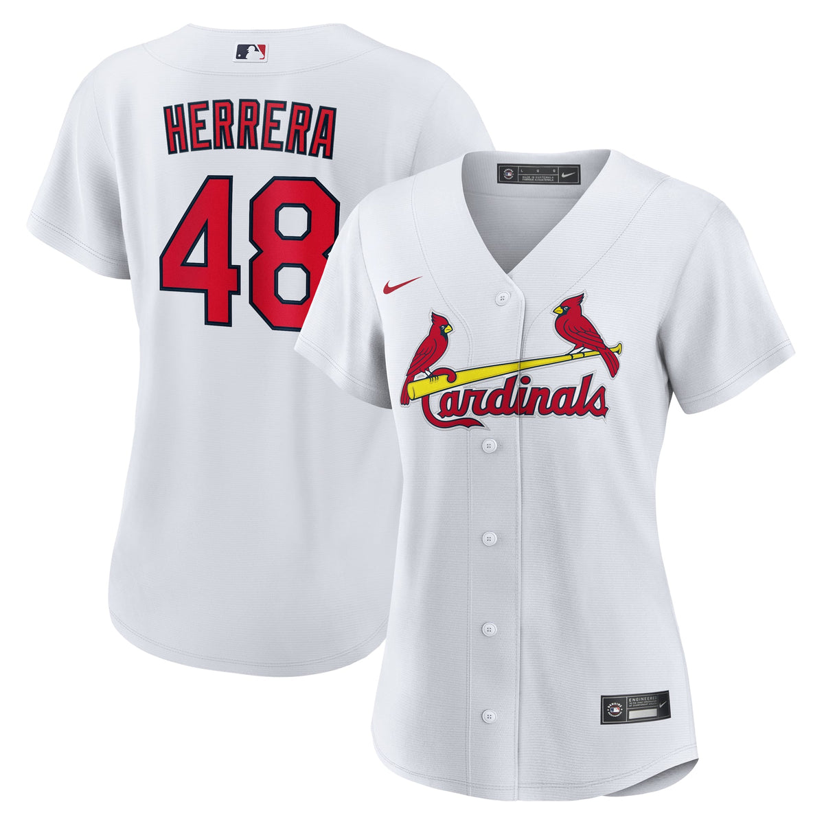 Women's St. Louis Cardinals Ivan Herrera Nike White Home Replica Jersey - 2