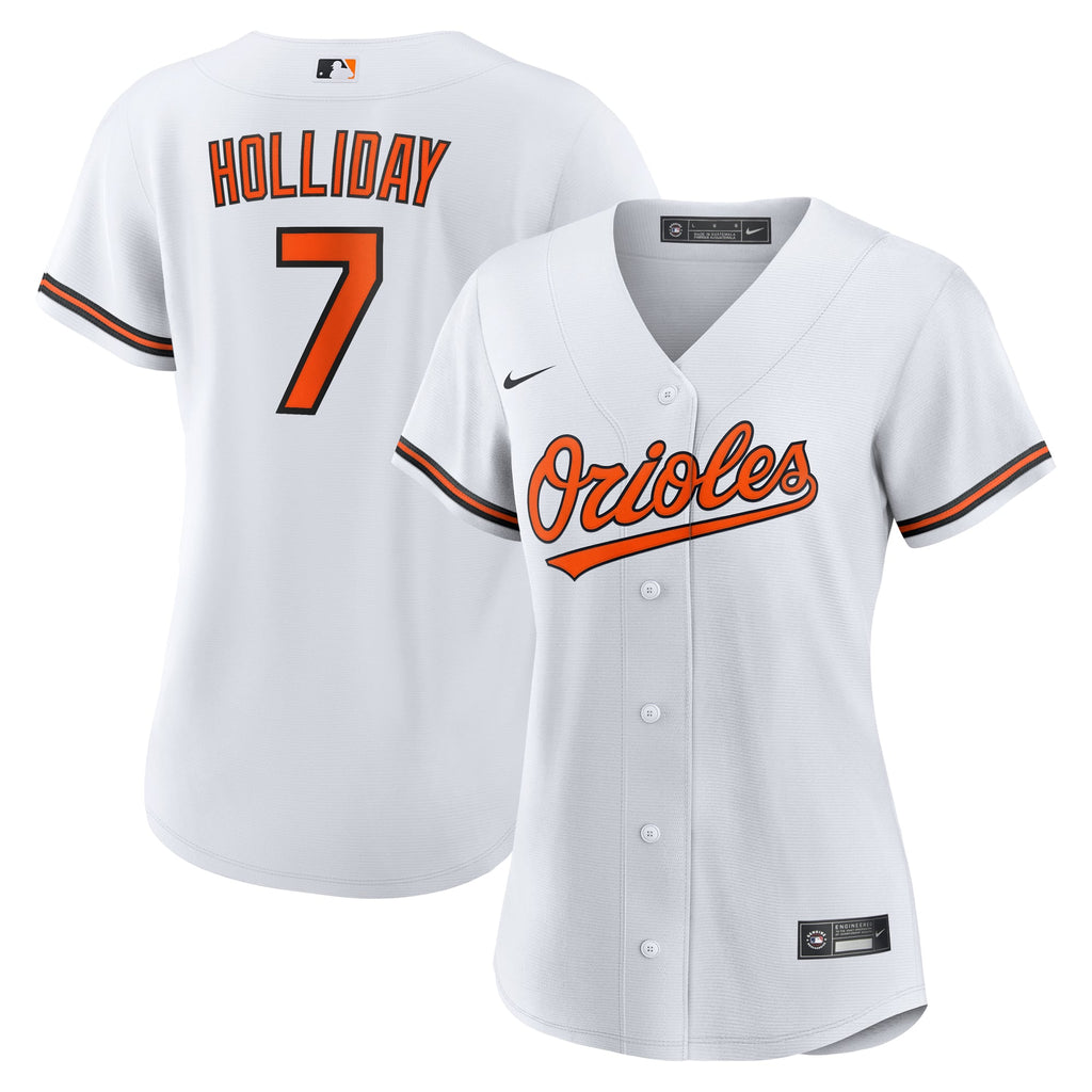 Women's Baltimore Orioles Jackson Holliday Nike White Home Replica Player Jersey - 2