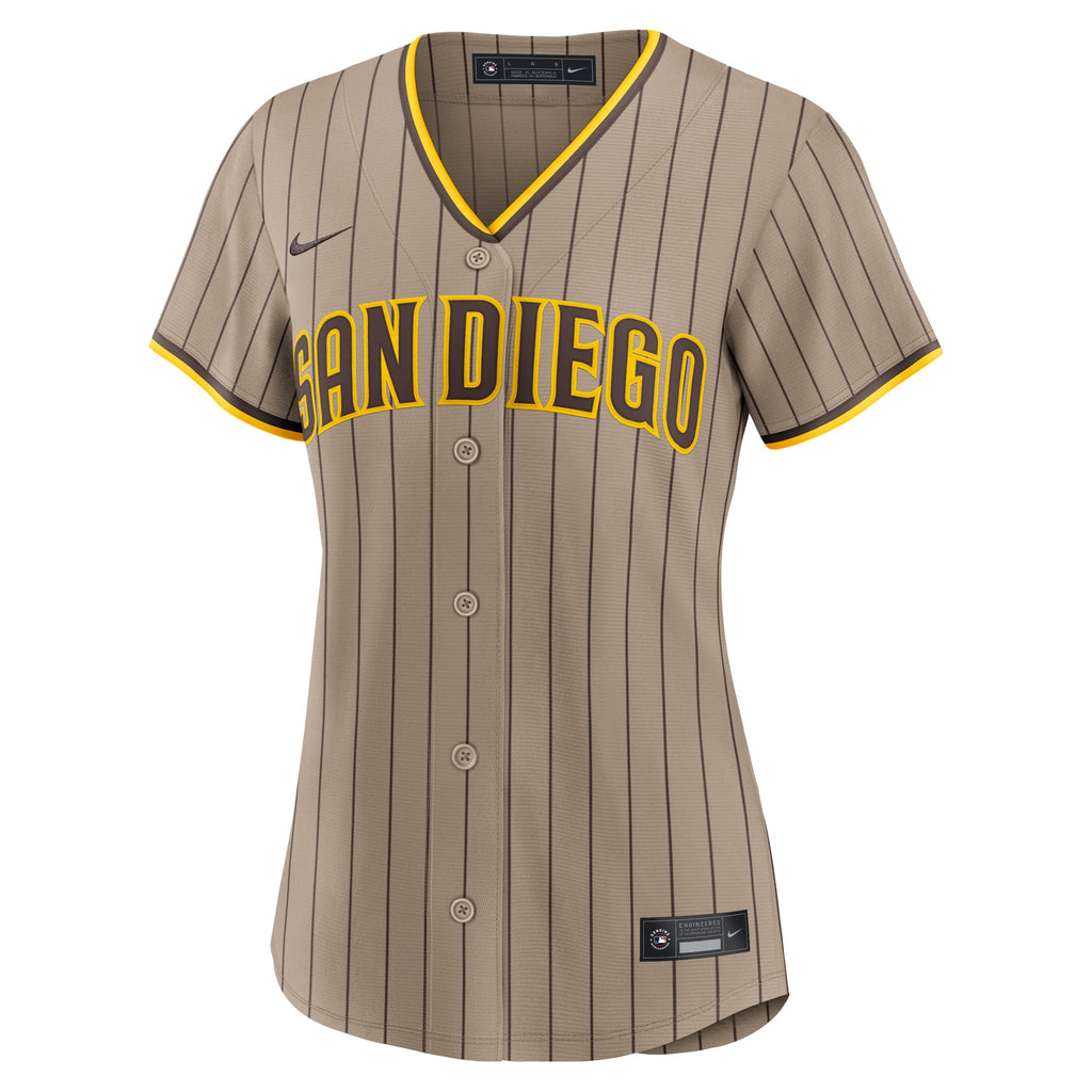 Women's San Diego Padres Jackson Merrill Nike Sand Replica Jersey - 3