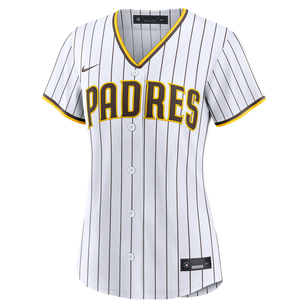 Women's San Diego Padres Jackson Merrill Nike White Home Replica Jersey - 3