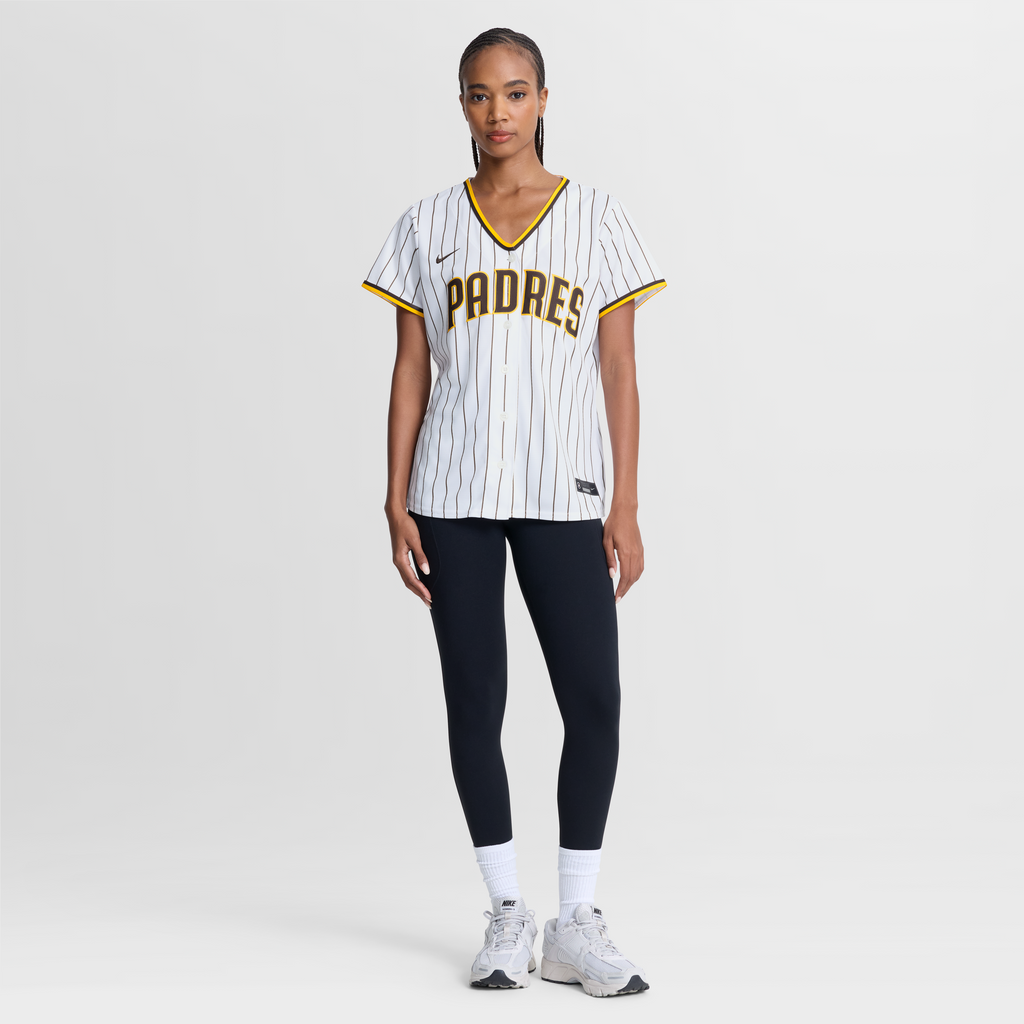Women's San Diego Padres Jackson Merrill Nike White Home Replica Jersey - 5