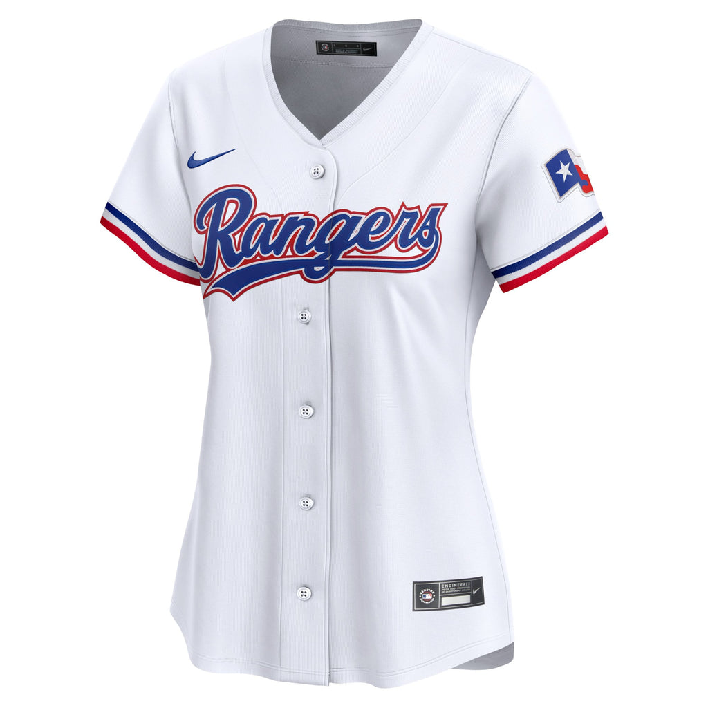 Women's Texas Rangers Jacob deGrom Nike White Home Limited Player Jersey - 3