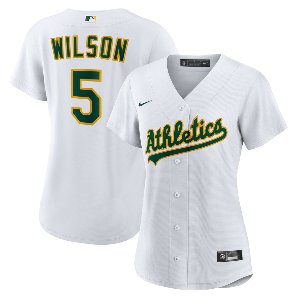 Women's Athletics Jacob Wilson Nike White Home Replica Jersey - 2