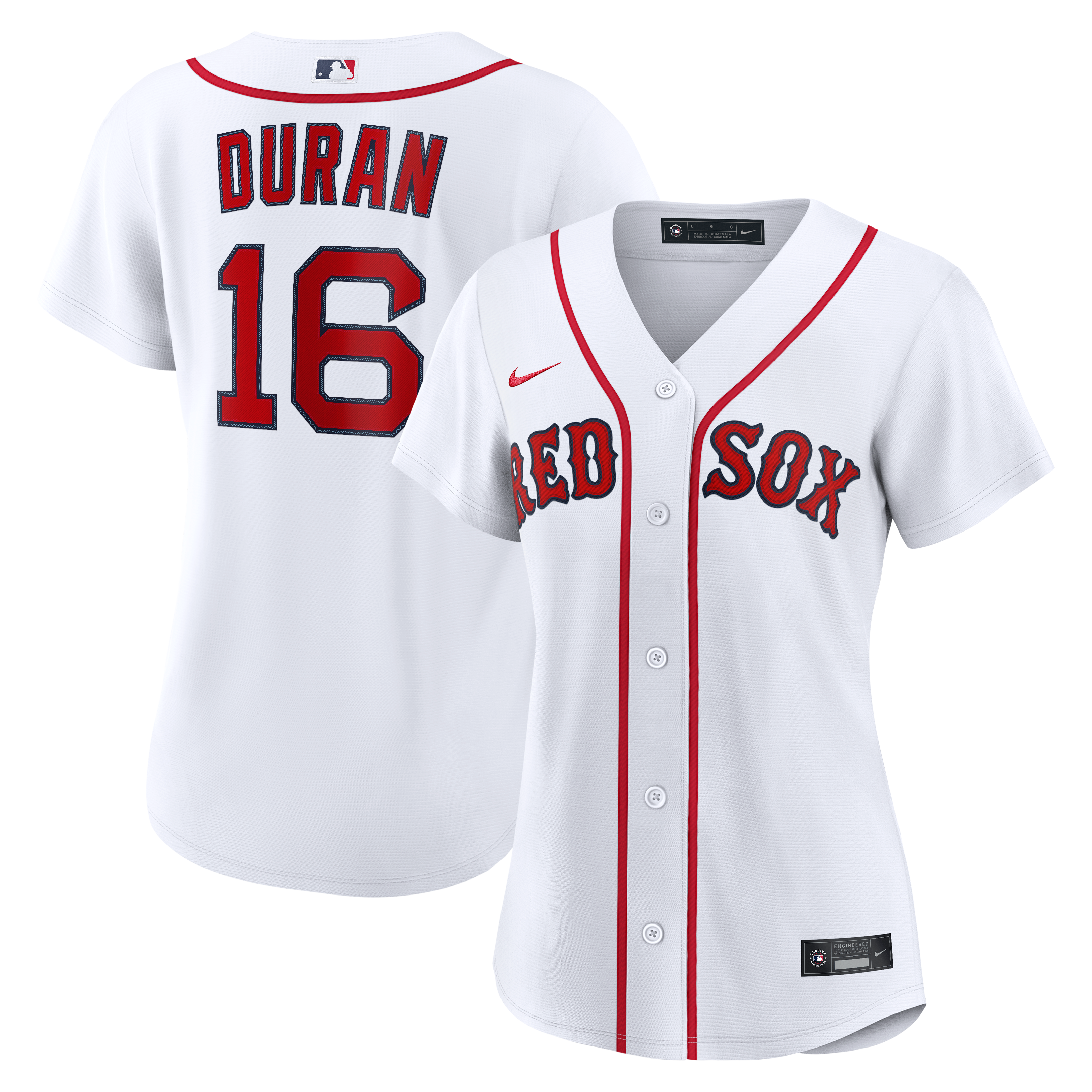Women's Boston Red Sox Jarren Duran Nike White Home Replica Player Jersey - 2