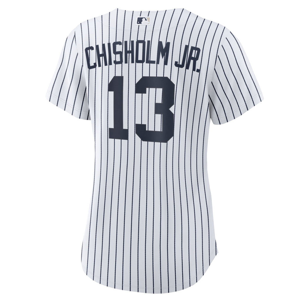 Women's New York Yankees Jazz Chisholm Jr. Nike White Home Replica Jersey - 4