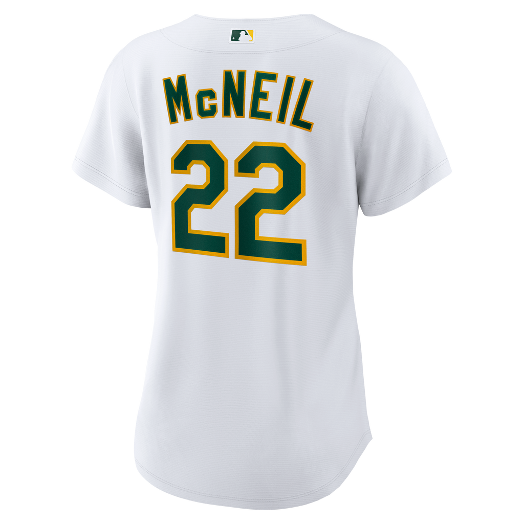Women's Athletics Jeff McNeil Nike White Home Replica Jersey - 4