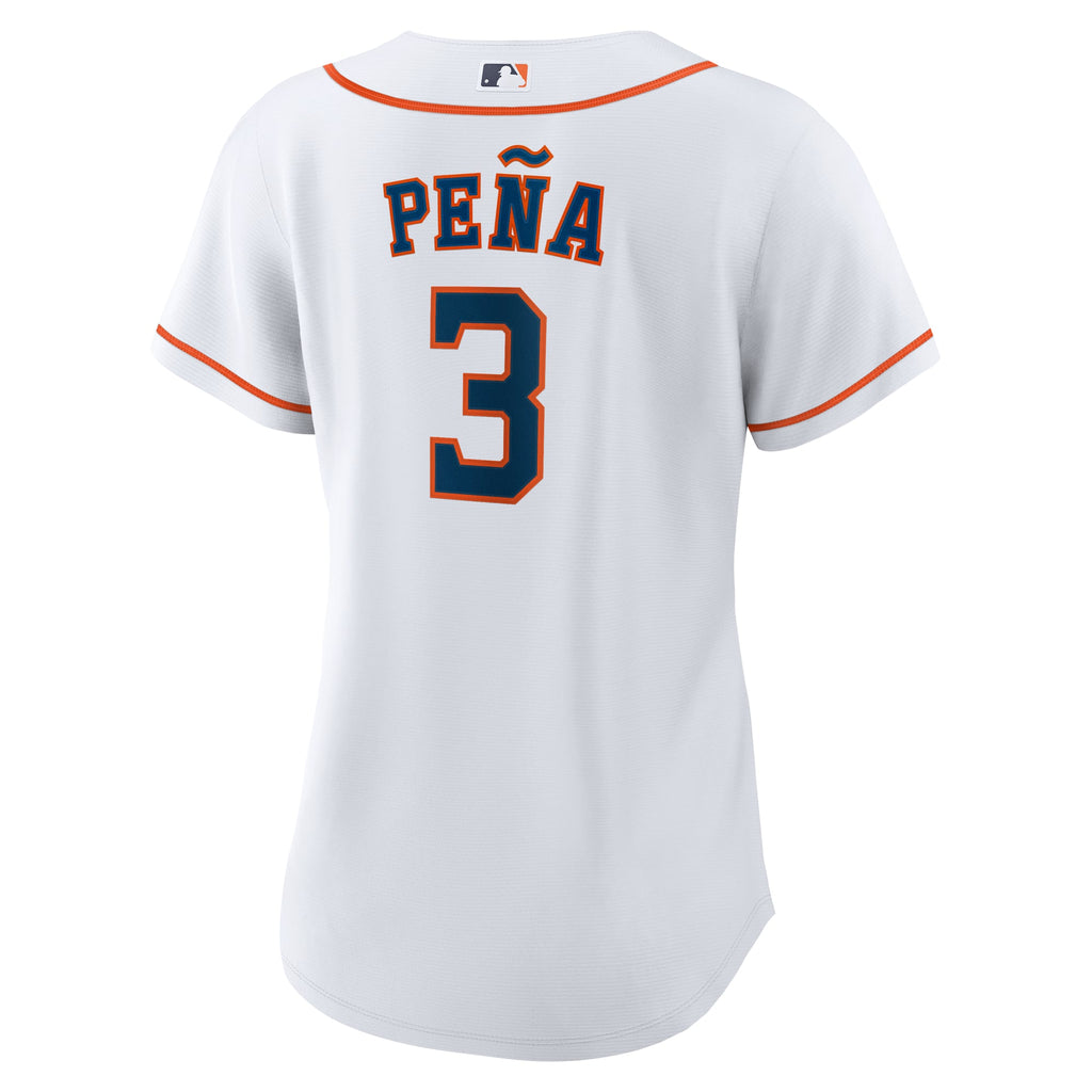 Women's Houston Astros Jeremy Peña Nike White Home Replica Jersey - 4