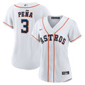 Women's Houston Astros Jeremy Peña Nike White Home Replica Jersey
