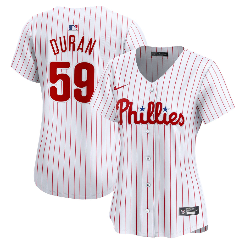 Women's Philadelphia Phillies Jhoan Duran Nike White Home Limited Player Jersey - 2