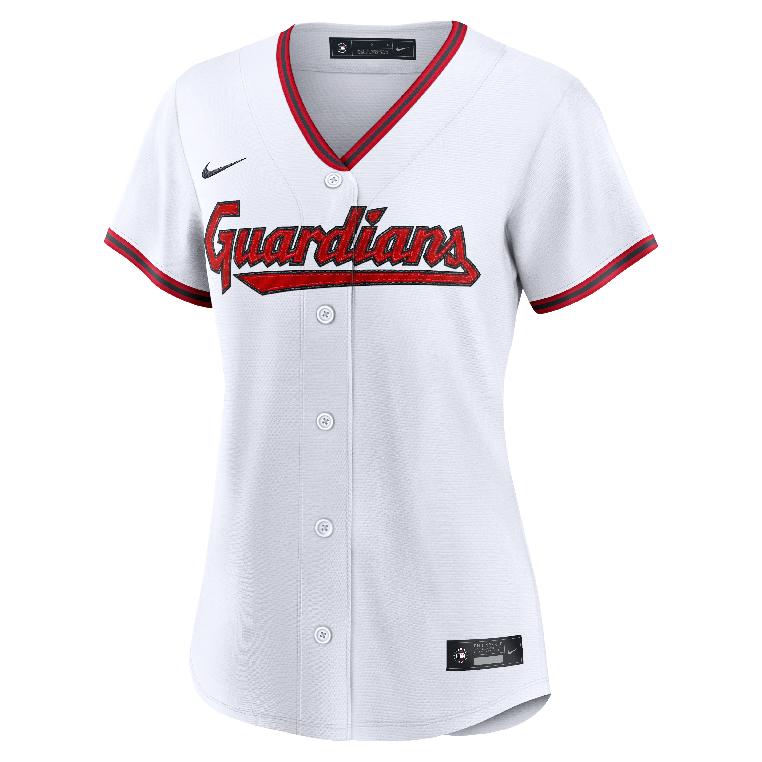 Women's Cleveland Guardians Jo Adell Nike White Home Replica Jersey - 3
