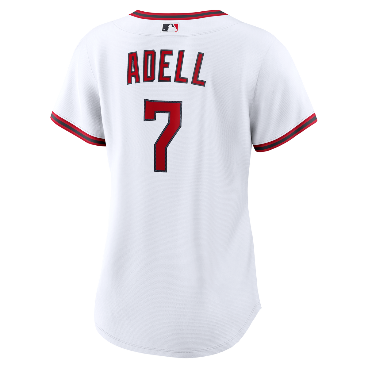 Women's Cleveland Guardians Jo Adell Nike White Home Replica Jersey - 4