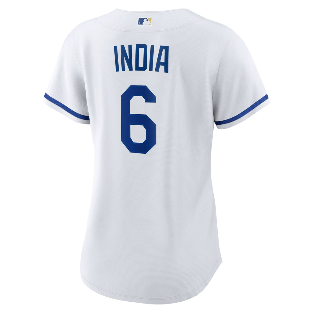 Women's Kansas City Royals Jonathan India Nike White Home Replica Jersey - 4