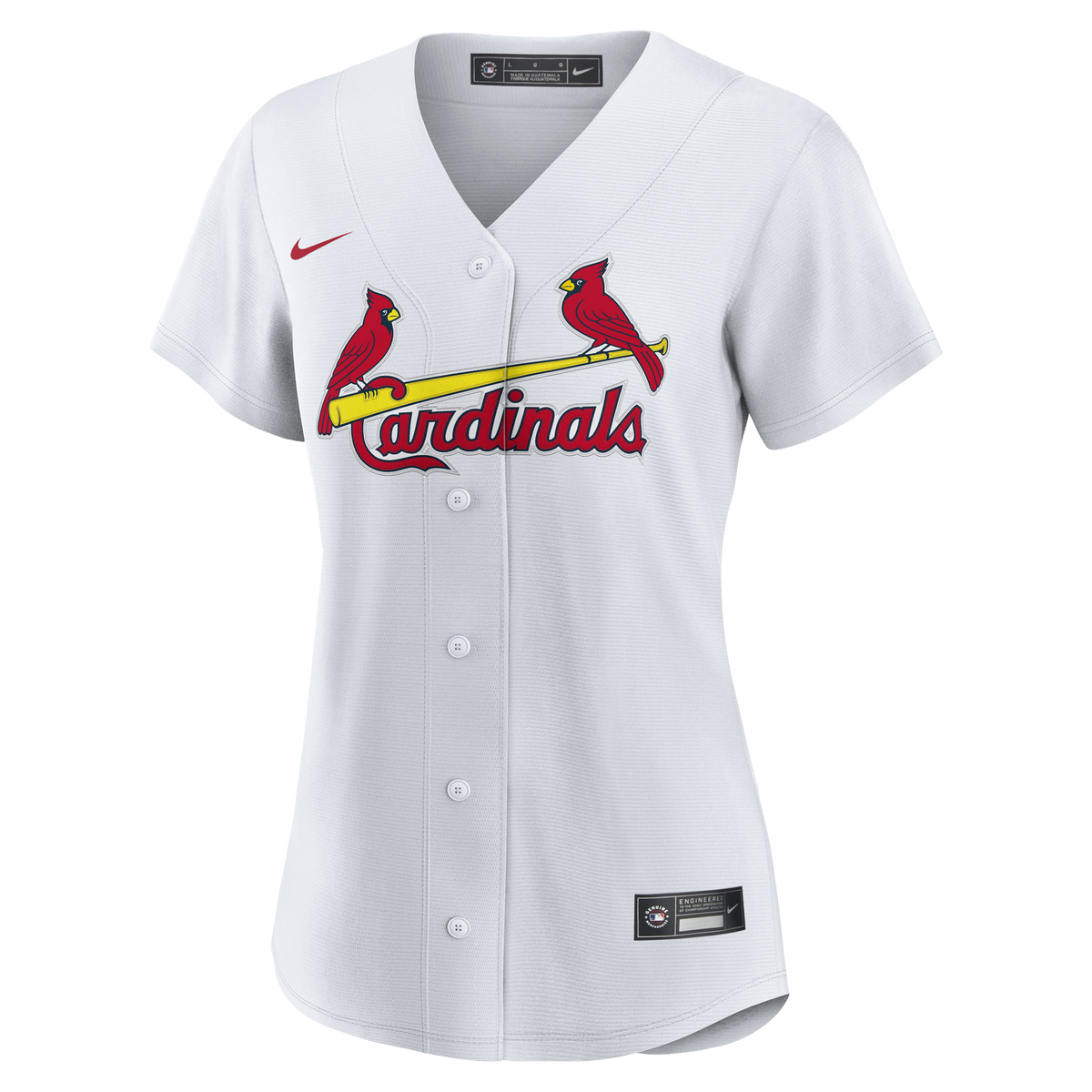 Women's St. Louis Cardinals José Fermín Nike White Home Replica Jersey - 3