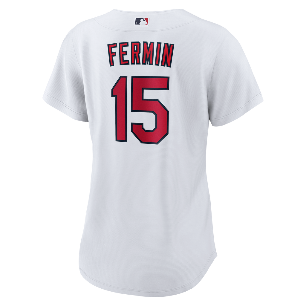 Women's St. Louis Cardinals José Fermín Nike White Home Replica Jersey - 4