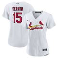 Women's St. Louis Cardinals José Fermín Nike White Home Replica Jersey