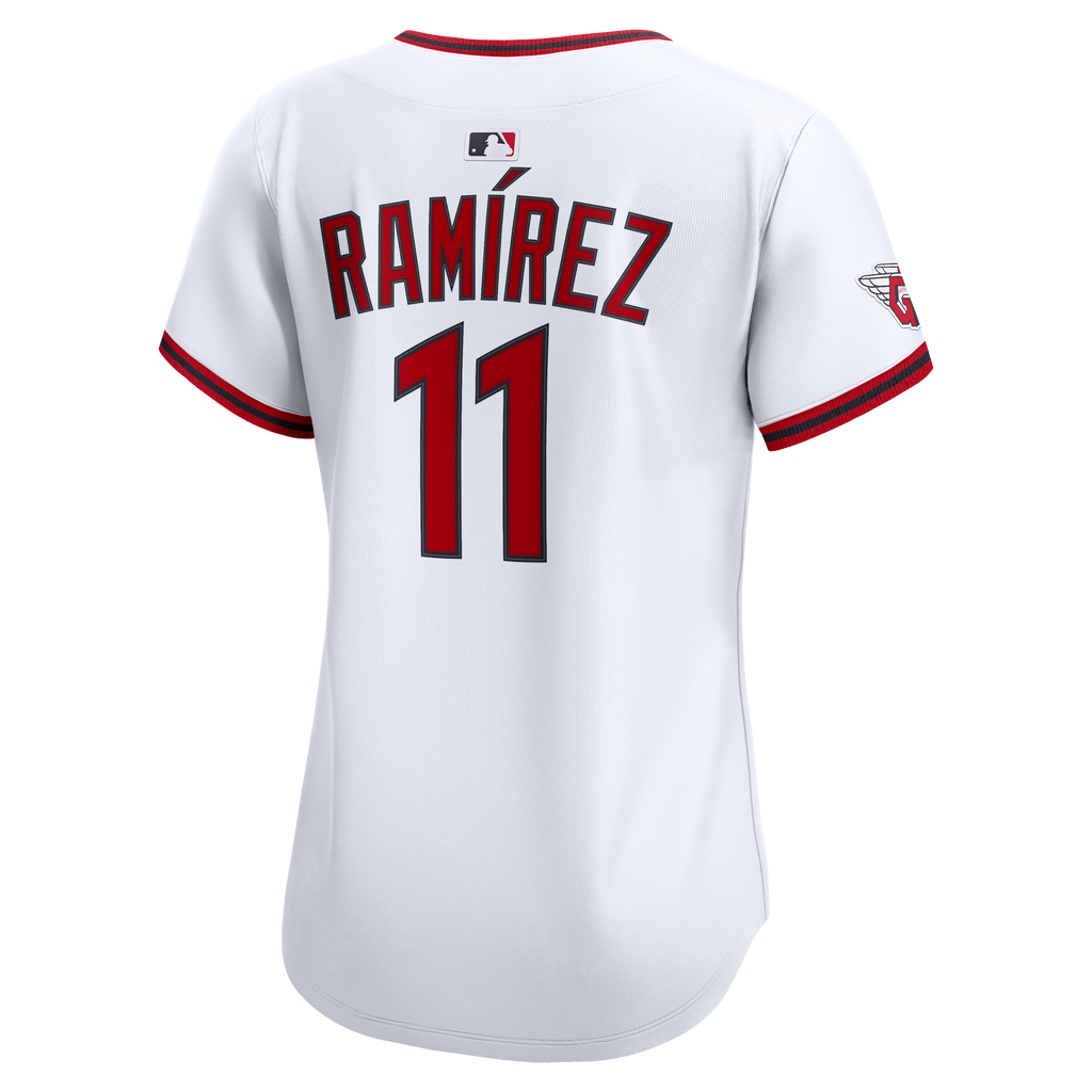 Women's Cleveland Guardians José Ramírez Nike White Home Limited Player Jersey - 8