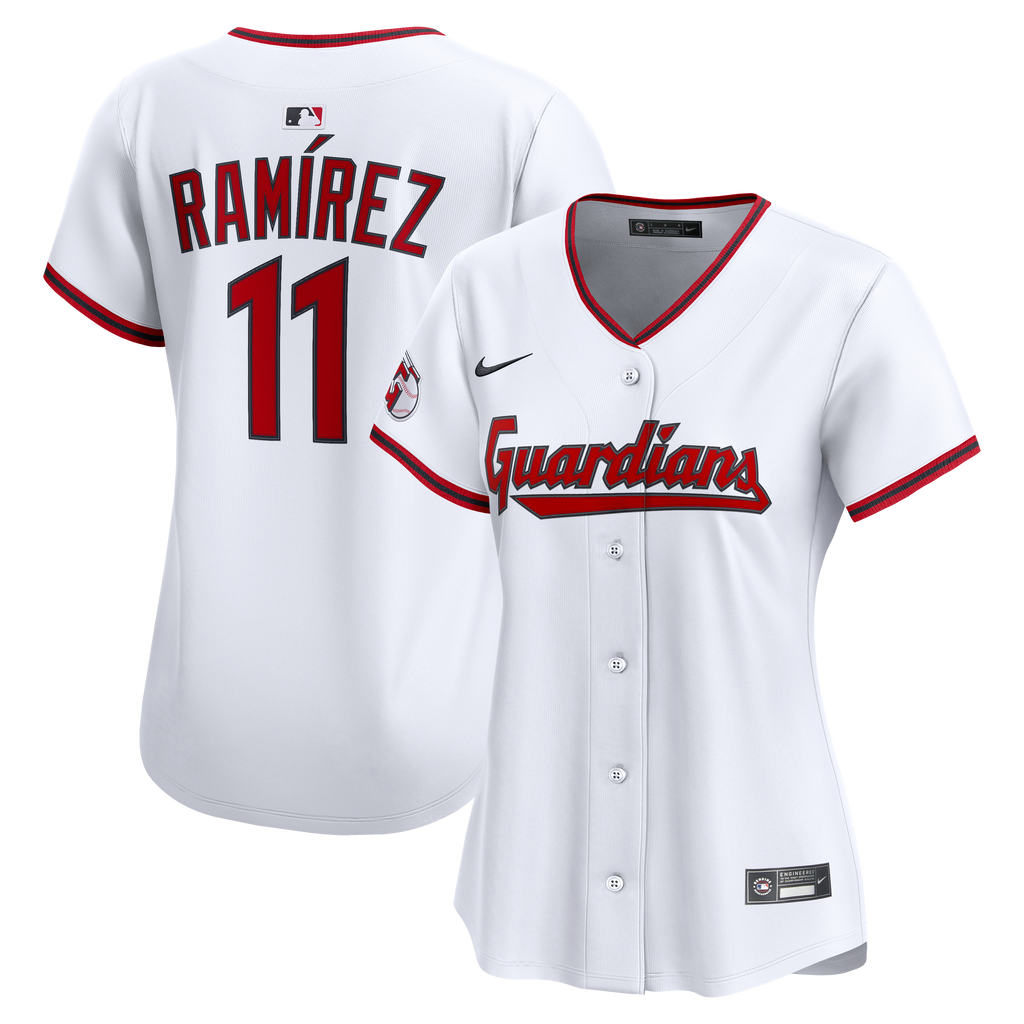 Women's Cleveland Guardians José Ramírez Nike White Home Limited Player Jersey