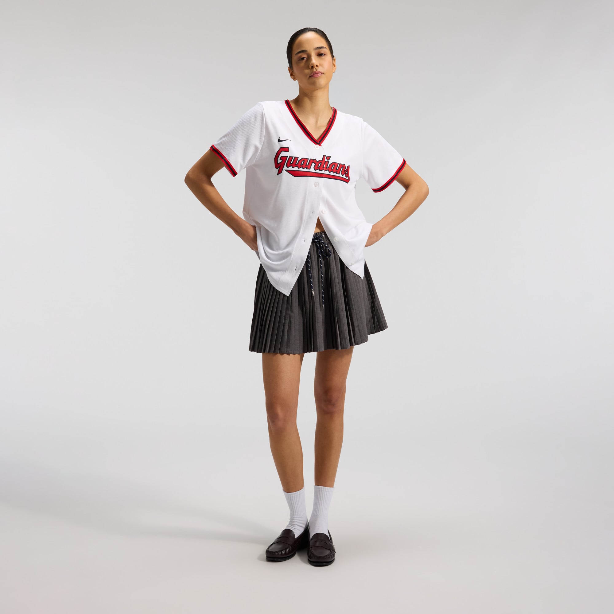 Women's Cleveland Guardians José Ramírez Nike White Home Replica Jersey - 5