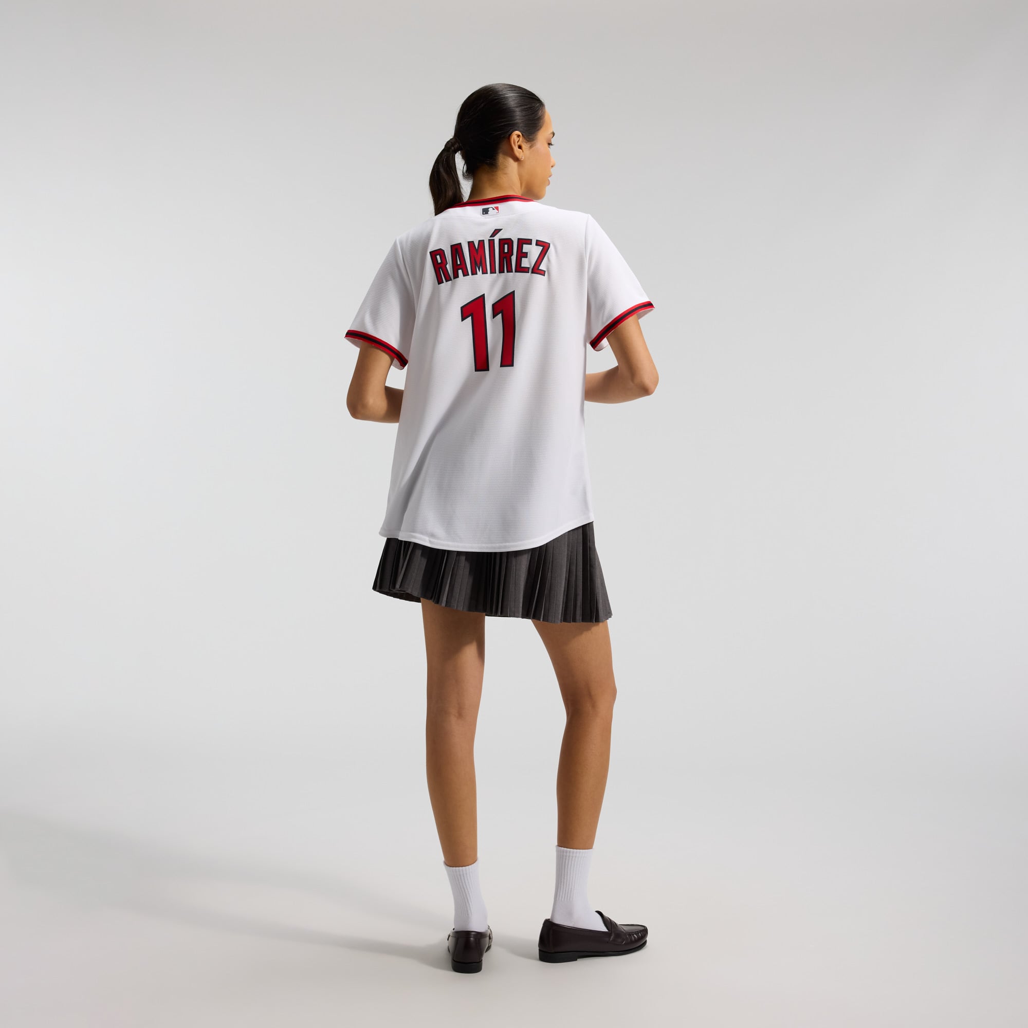 Women's Cleveland Guardians José Ramírez Nike White Home Replica Jersey - 6